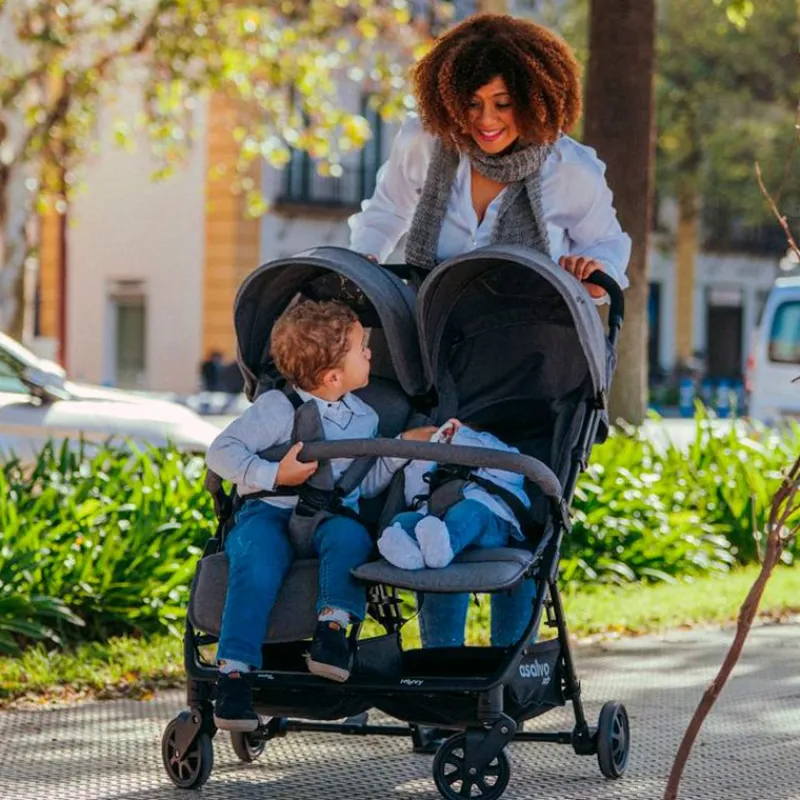 Silla gemelar Henry Gris*ASALVO Hot