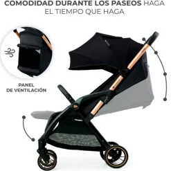 KINDERKRAFT Sillas De Paseo-Silla paseo Apino 22kg Negra