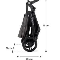 KINDERKRAFT Sillas De Paseo-Silla paseo Askoy +0m hasta 24kg Negra
