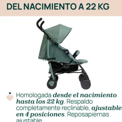 Silla paseo Echo Lite 22kg Moss Verde*CHICCO Clearance