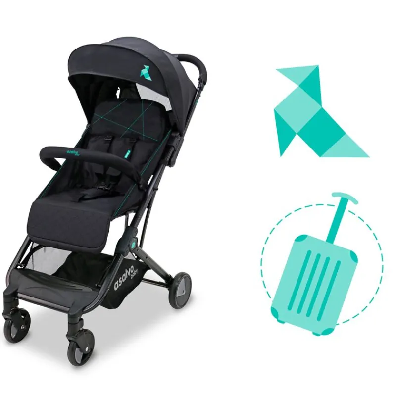 ASALVO Sillas De Paseo-Silla paseo Flight Travel +0m Aqua
