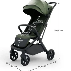 Silla paseo Nubi 3 +24kg Green*KINDERKRAFT New