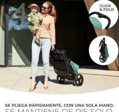 KINDERKRAFT Sillas De Paseo-Silla paseo Rine +22kg Negro