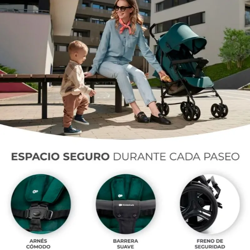 Silla paseo Tik +6M Green*KINDERKRAFT Discount