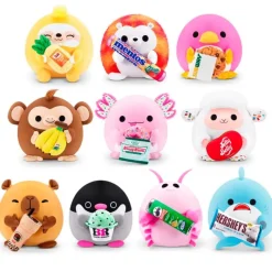 ZURU Primera Infancia Y Preescolar-Snackles Peluche 20 cm Surtido