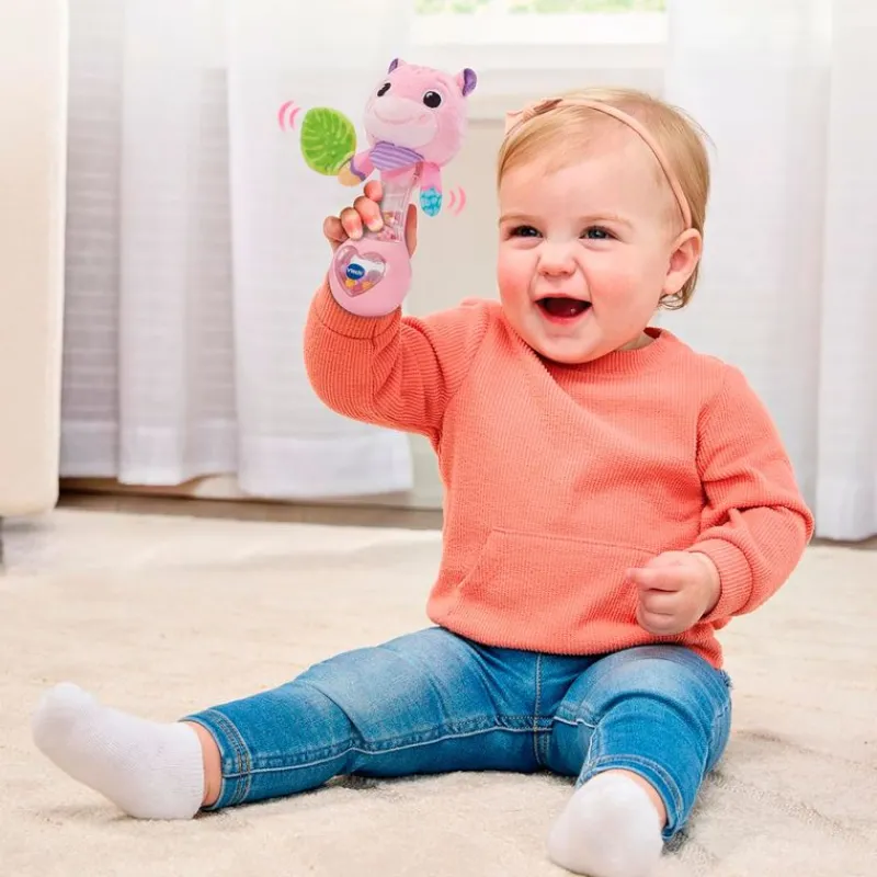 VTECH Primera Infancia Y Preescolar-Sonajero Hipo Bebé Rosa