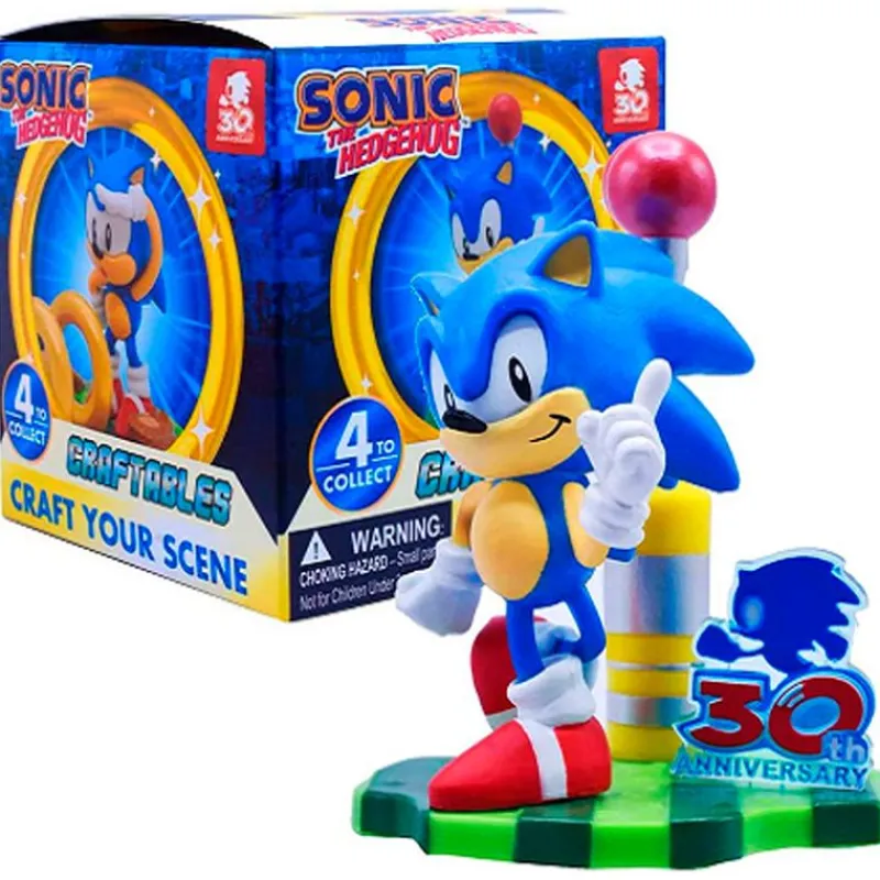 BIZAK Figuras Videojuegos-Sonic el Erizo Cajita Figura Sorpresa