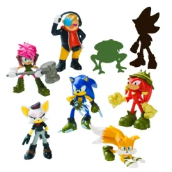 BIZAK Figuras Videojuegos|Figuras Y Figuras De Acción-Sonic Pack de 8 Figuras Surtido Caja Deluxe