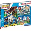 CLEMENTONI Puzzles Y Construcciones-Sonic Puzzle 3x48 Piezas