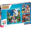 CLEMENTONI Puzzles Y Construcciones-Sonic Puzzle 3x48 Piezas