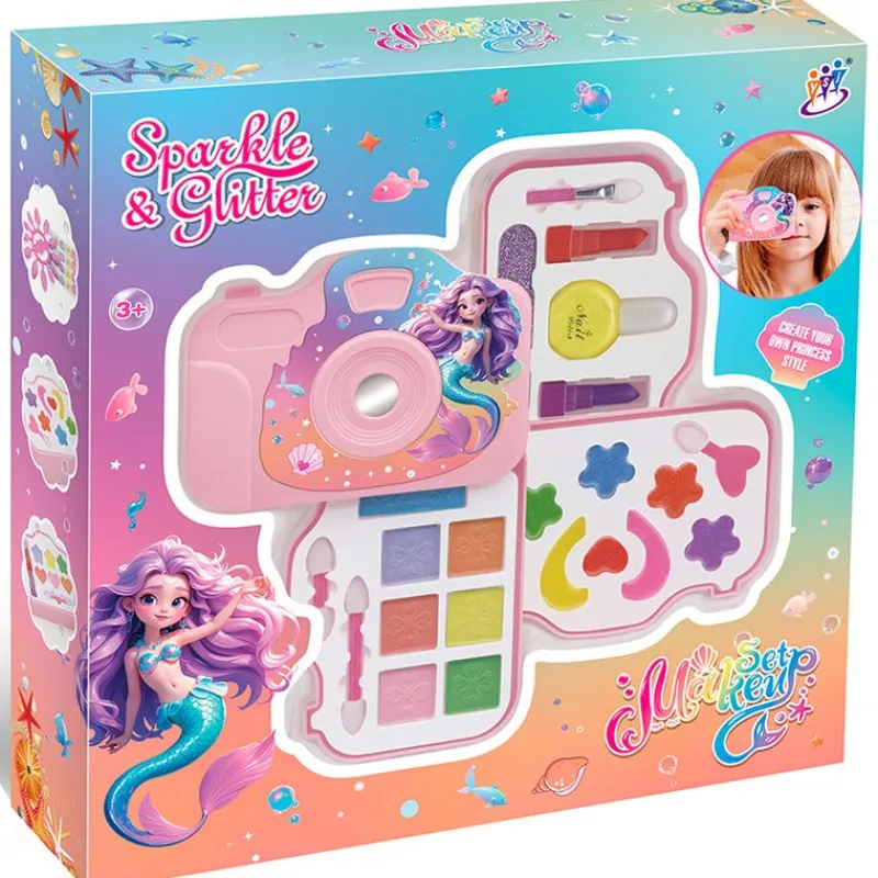 DRIM DISCOUNT Juegos Y Juguetes De Imitación-Sparkle & Glitter Cámara Estuche Maquillaje