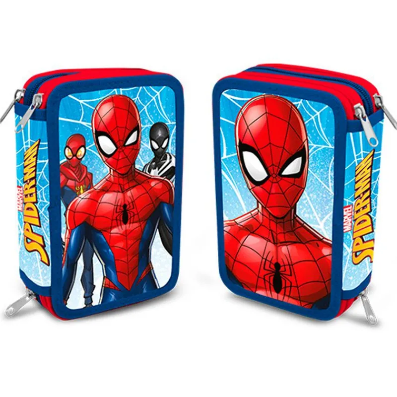 Spiderman Estuche Triple*KIDS EUROSWAN Hot