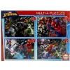 Spiderman Multi 4 Puzzles*EDUCA Clearance