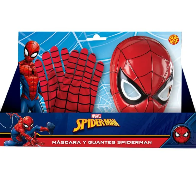 RUBIE'S Disfraces Y Complementos|Disfraces Y Complementos-Spiderman Pack Máscara + Guantes
