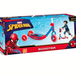 MONDO Bicicletas, Correpasillos Y Triciclos-Spiderman Patinete 3 Ruedas