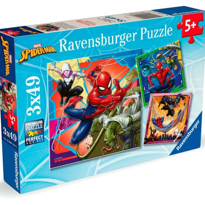 Spiderman Puzzle 3x49 Piezas*RAVENSBURGER Online