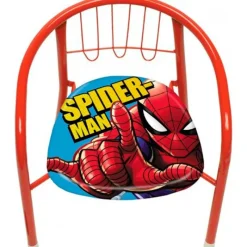 ARDITEX Aire Libre-Spiderman Silla de Metal Infantil