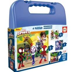 Spidey y sus Amigos Maleta Puzzles Progresivos*EDUCA Clearance