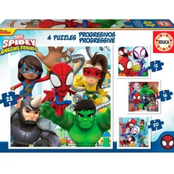 Spidey y sus Amigos Puzzles Progresivos*EDUCA Clearance