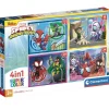 CLEMENTONI Puzzles Y Construcciones-Spidey y sus Amigos Puzzle Progresivo