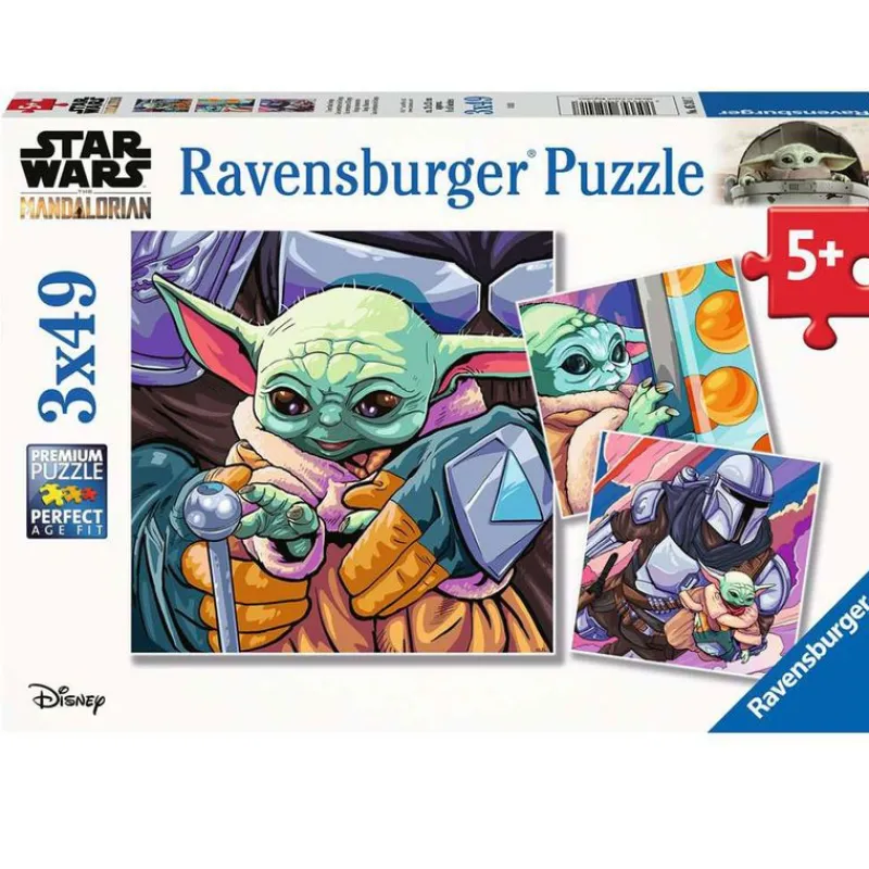Star Wars Baby Yoda Puzzle 3x49 Piezas*RAVENSBURGER Outlet