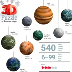 Star Wars Puzzle Planetas 3D*RAVENSBURGER Discount