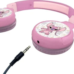 Stitch Ángel Auriculares Auriculares 2 en 1 Bluetooth y con Cable*LEXIBOOK