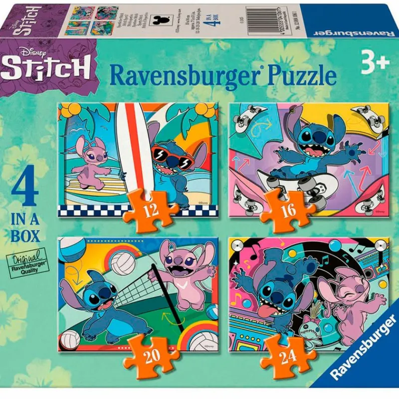 RAVENSBURGER Puzzles Y Construcciones-Stitch Pack Puzzles Progresivos