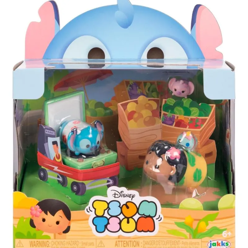 JAKKS PACIFIC Figuras Y Figuras De Acción-Stitch Pack Tsum Tsum