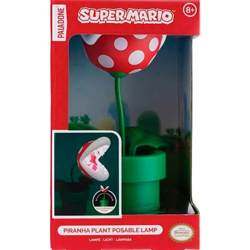 Super Mario Lámpara Planta Piraña*PALADONE Discount