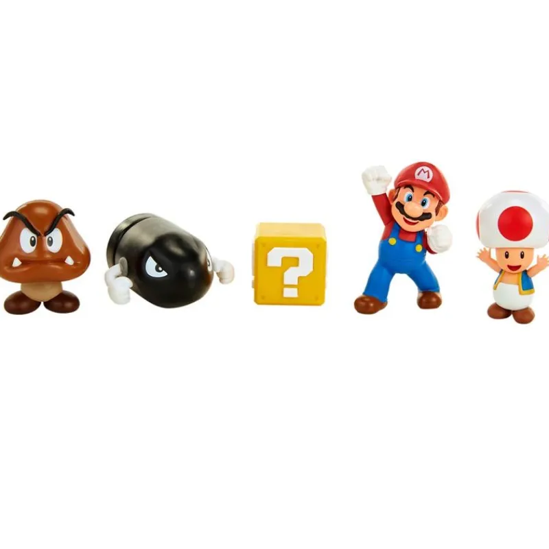 JAKKS PACIFIC Figuras Videojuegos|Figuras Y Figuras De Acción-Super Mario Playset Mundo