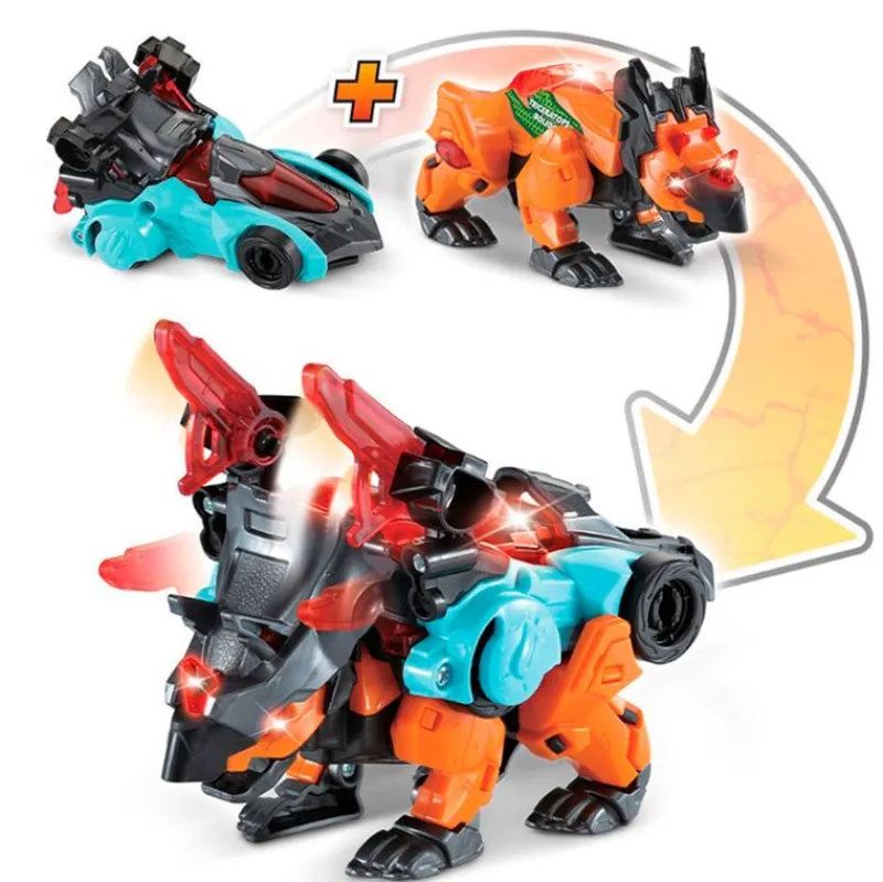 VTECH Vehículos, Trenes Y Parkings|Figuras Y Figuras De Acción-Switch&Go Dinos Superdino 2 en 1 Surtido
