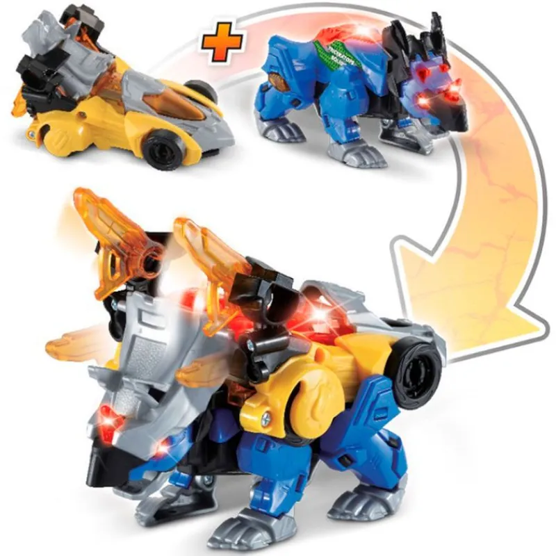 VTECH Vehículos, Trenes Y Parkings|Figuras Y Figuras De Acción-Switch&Go Dinos Superdino 2 en 1 Surtido