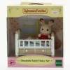 EPOCH Muñecas-Sylvanian Families Conejo Chocolate Set Bebé