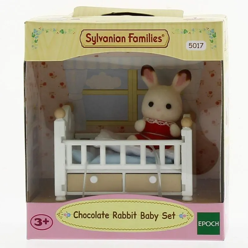 EPOCH Muñecas-Sylvanian Families Conejo Chocolate Set Bebé