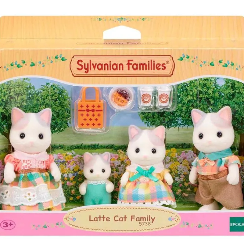 Sylvanian Families Pack Familia Gato Latte*EPOCH Online