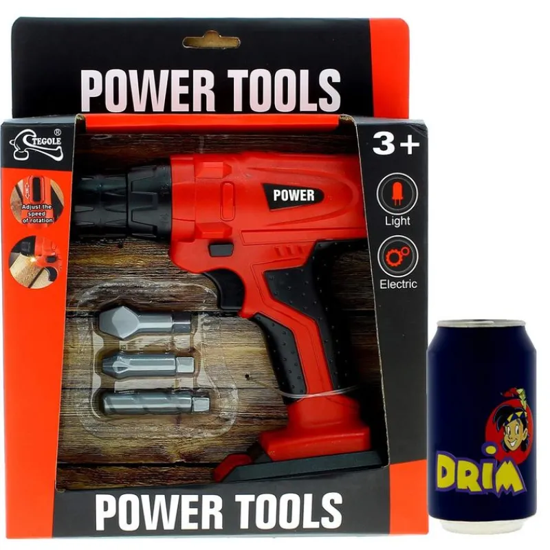 DRIM DISCOUNT Juegos Y Juguetes De Imitación-Taladro Infantil con Accesorios