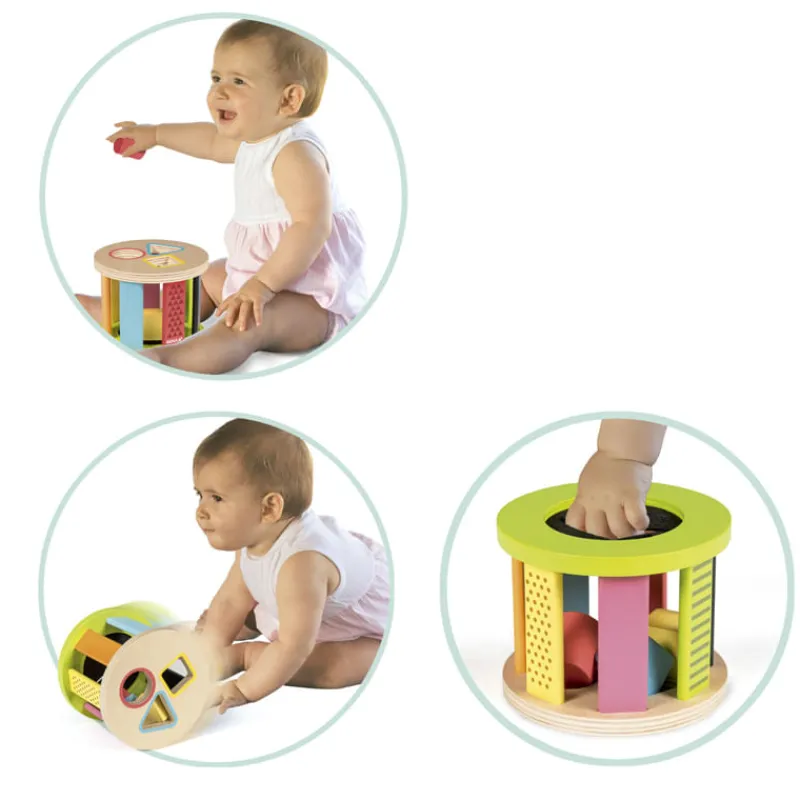 GOULA Primera Infancia Y Preescolar-Tambor Formas Geometricas