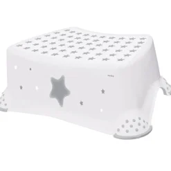 PLASTIMYR Accesorios Y Complementos De Baño-Tarima blanca Estrella Gris