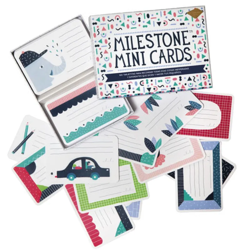 Tarjetas momentos inolvidables Mini*MILESTONE Outlet