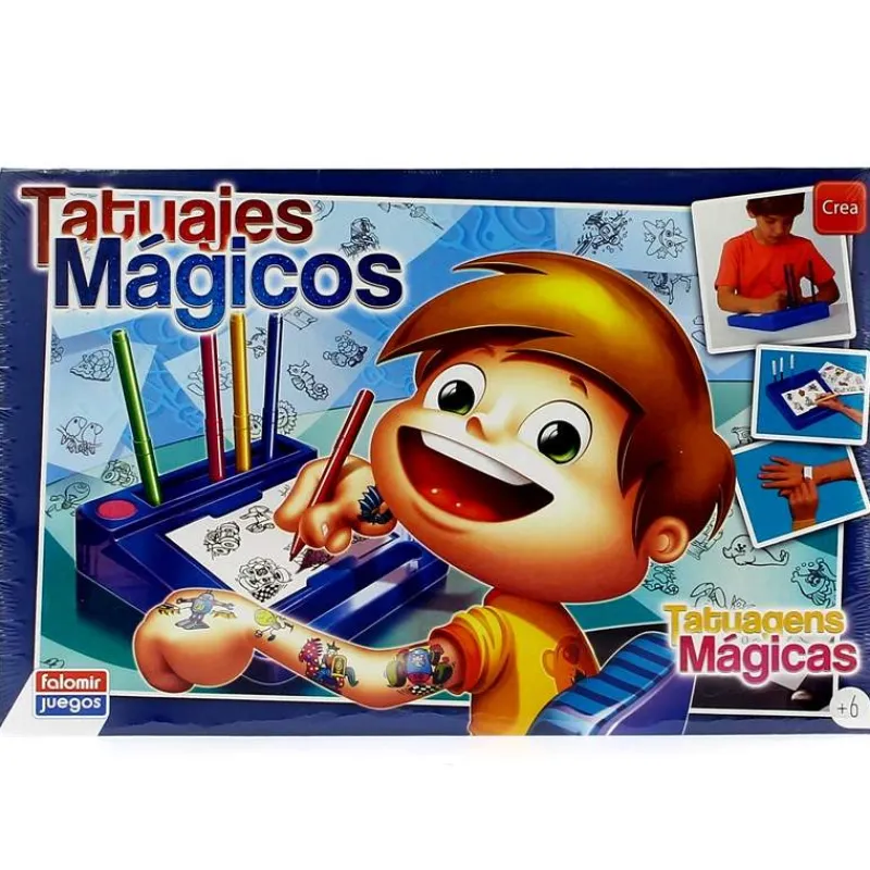 FALOMIR Manualidades-Tatuajes Mágicos Niño