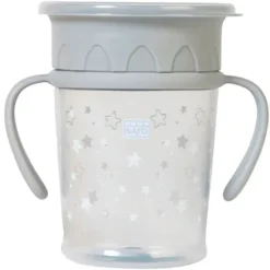 Taza 360º con asas 225 ml Gris*SARO Discount