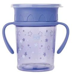 SARO Botellas Y Cantimploras-Taza 360º con asas 225 ml Lila