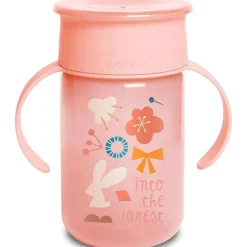 SUAVINEX Botellas Y Cantimploras-Taza 360º +12m de 340ml Forest Rosa
