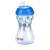Taza Anti Goteo +6 m 300 ml Azul*NUBY Hot