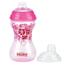 Taza Anti Goteo +6 m 300 ml Rosa*NUBY Outlet