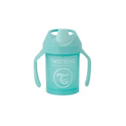 TWISTSHAKE Botellas Y Cantimploras-Taza con Asas 230 Ml +4 Meses Turquesa