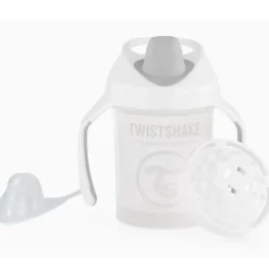 TWISTSHAKE Botellas Y Cantimploras-Taza con Asas 230 Ml +4 Meses Blanco