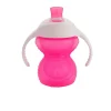 Taza con asas soft 240ml +6m rosa*MUNCHKIN