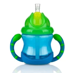 Taza con asas y cañita 240 ml +9 m*NUBY Online
